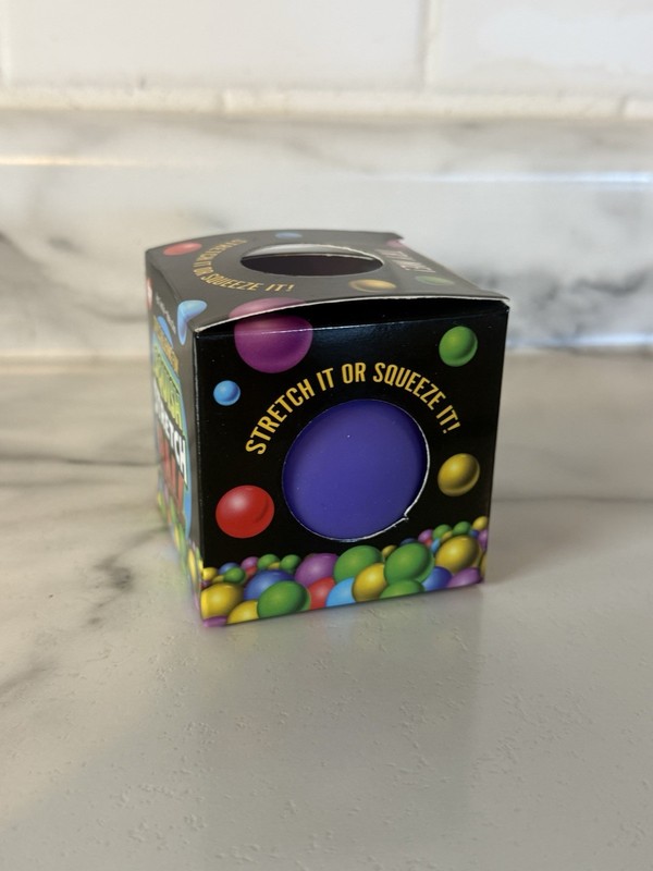 New The Toy Network Squish Stretch Ball Stress Relieving Toy Purple Ages 3+ gallery