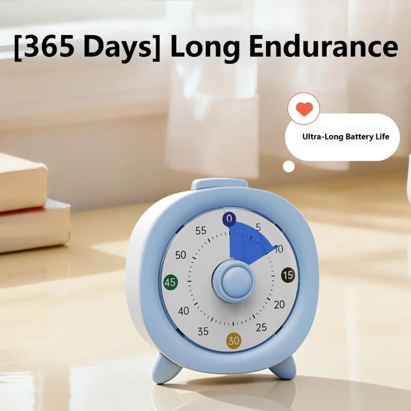0-60min Visual Timer for Home, School Child Learning Time Management Clock Tool gallery
