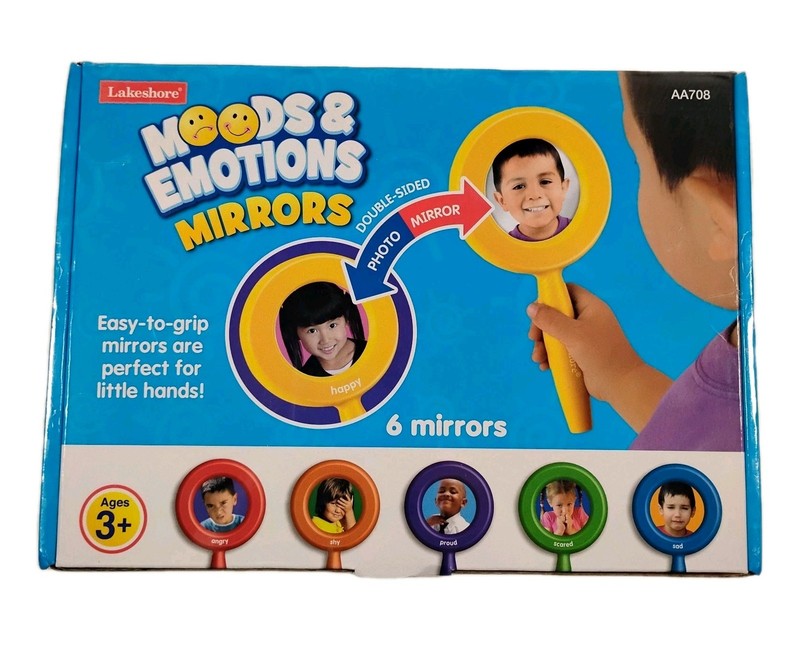 Lakeshore Moods & Emotions Mirrors Set SEL Learning Tool Age 3+ New Sealed