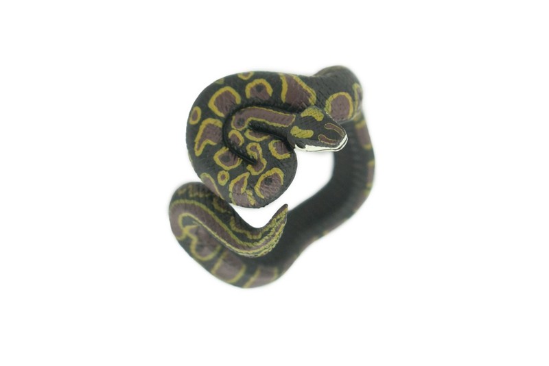 Python Snake Bracelet, Realistic Snake Wrist Band, Plastic, Gift, 3″ RI72 B663
