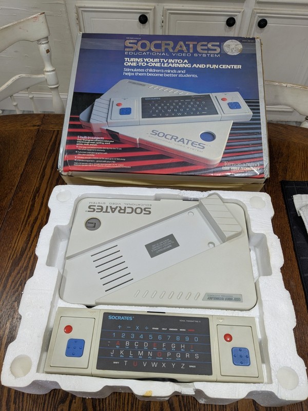 Socrates Educational Video System 1988 Vintage VTG Untested