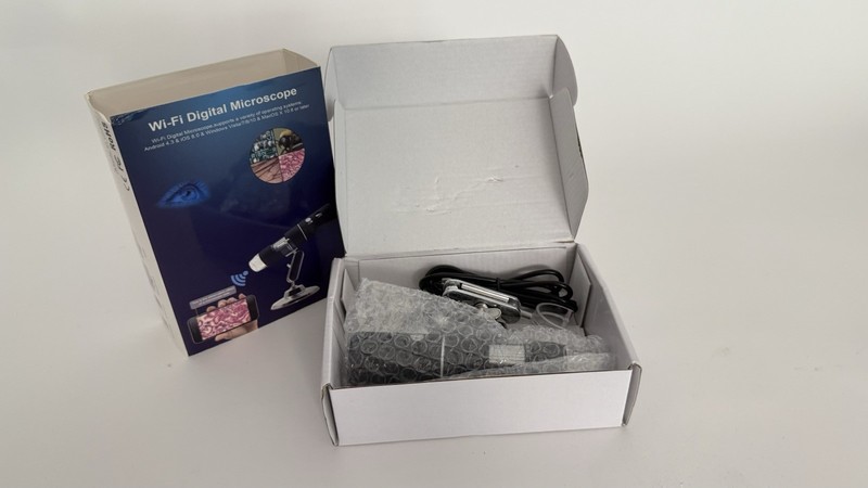 Yinama Wi-Fi Digital Microscope, Video, LED, Video, 1000X Magnification Range gallery