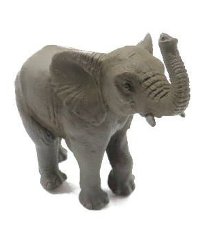 PAPO Wild Animal Kingdom Young Elephant Toy Figure #50225 2017 New