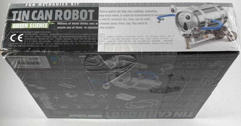 4M Tin Can Robot - Green Science - New Sealed gallery
