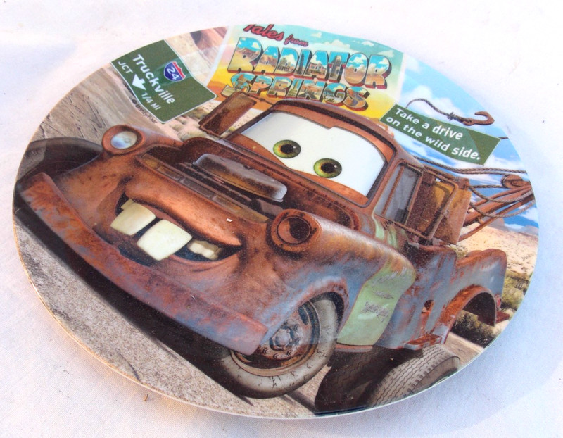 RARE 2014 Disney Cars Trio/ PRE-SCHOOLERS V-Tech Laptop & Plastic Dinner Plates gallery