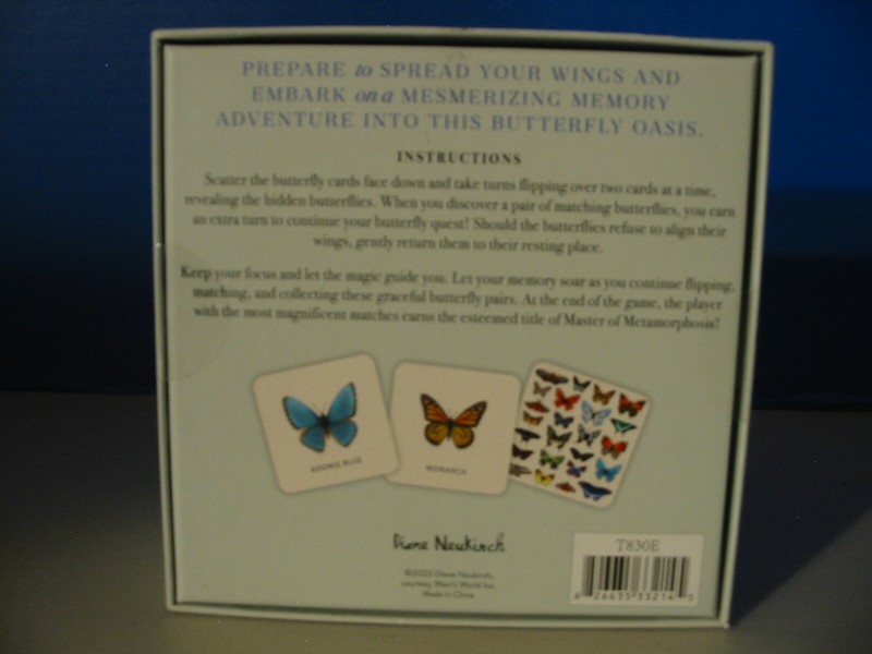 Butterfly Matching Game 48 Matching Cards Diane Neukirch 2023 New Factory Sealed gallery