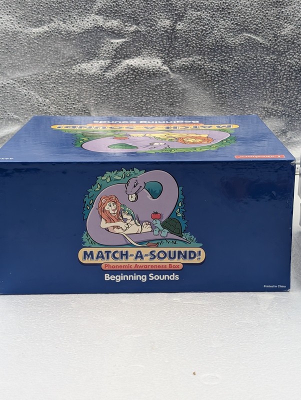 Lakeshore Match A Sound AA411 Beginning Sounds 14 Miniatures Complete EXC gallery