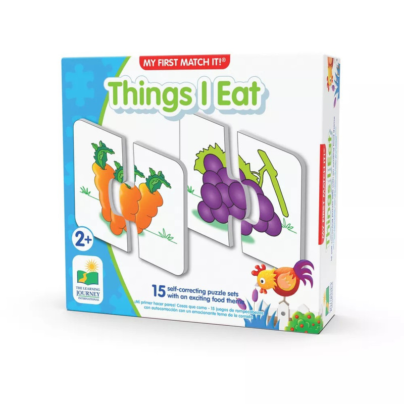 Match It Toddler Puzzle Self-Correcting Puzzle Sets - Things I Eat - Ages 2+ gallery