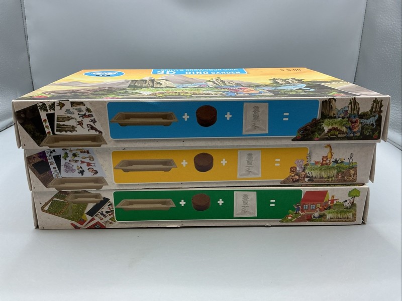 Build Your Own 3D Kit Lot Of 3( Dino/Farm Garden&Safari Park) Free Shipping gallery