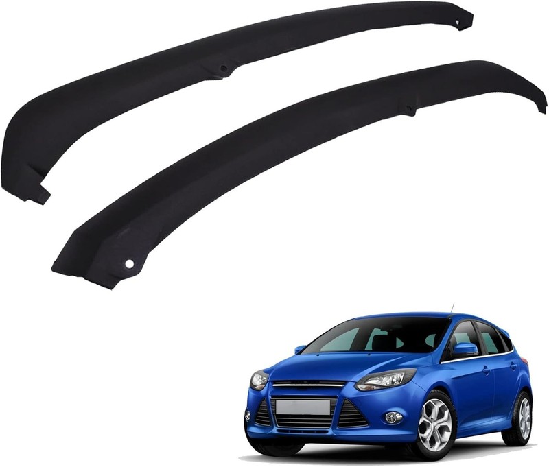 2-Pack Front Bumper Lower Trim Panel Black Plastic Left Right Replacement for... gallery