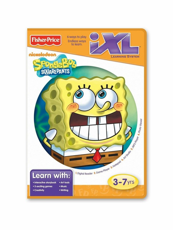 New Fisher-Price iXL Learning System Software Spongebob Squarepants 2010