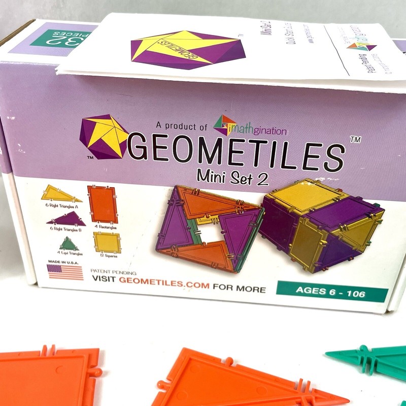 Geometiles 3D Building Tiles for Learning Math Lot Of 40 Tiles Online Activities gallery
