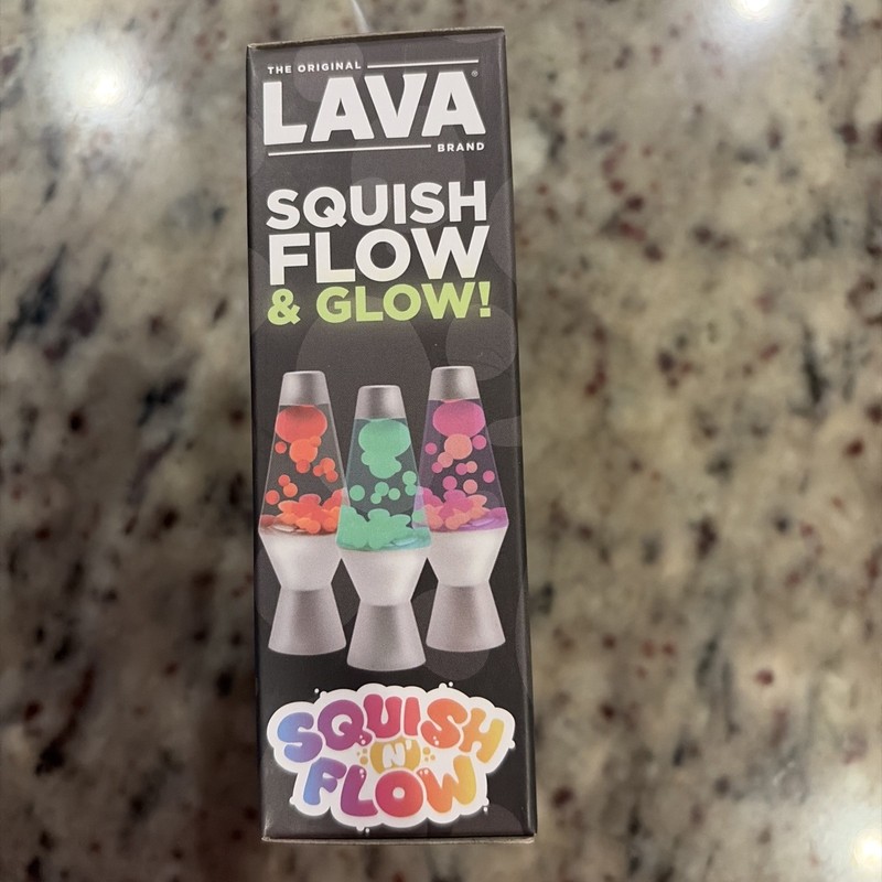 LAVA Squish N' Flow Squeeze Toy Glow In The Dark Green/Blue gallery