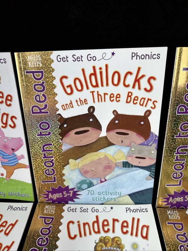 Learn To Read Phonics Set of 6 Myles Kelly Ages 5 to 7 gallery