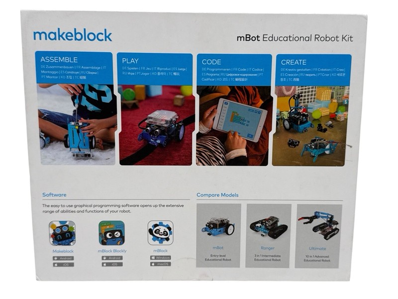 Makeblock mBot Educational Robot Kit Bluetooth Coding STEM Toy Complete Boxed gallery