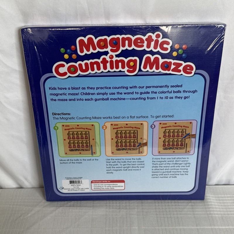 Lakeshore Magnetic Counting Maze Wood Gumball Fine Motor Skills PP283 BRAND NEW gallery