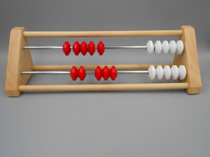 Student Number FrameMate Up to 20 Wooden Abacus NEW!