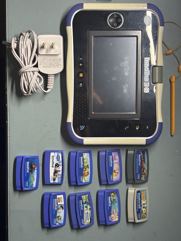 VTech InnoTab 3S Kids Learning Tablet + 10 Games Bundle – Great Condition!