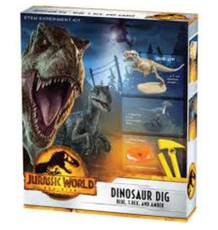 Jurassic World Dominion Dinosaur Dig – Blue, T. Rex and Amber – PRICE REDUCED