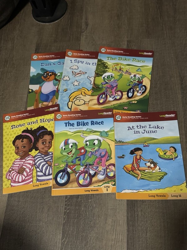 LeapFrog LeapReader Early Reading Series Interactive Phonics Books – Lot of 6