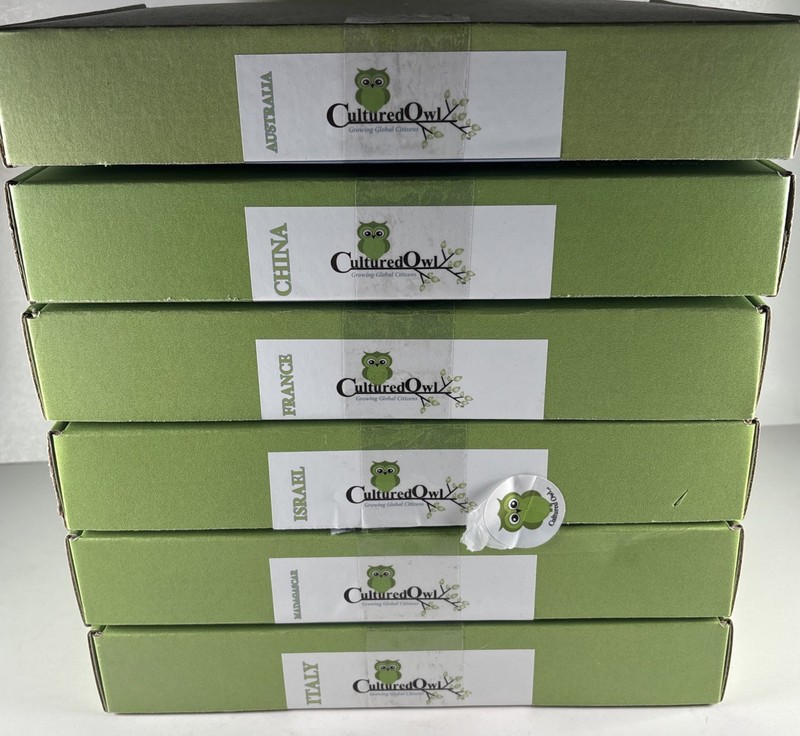 Cultured Owl Geography lot of 6 homeschool subscription kits NEW unopened