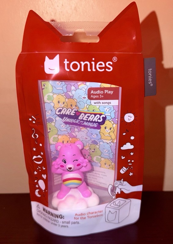 Tonies Care Bears Unlock Magic pink CHEER BEAR Audio Figurine for the Tonie box!