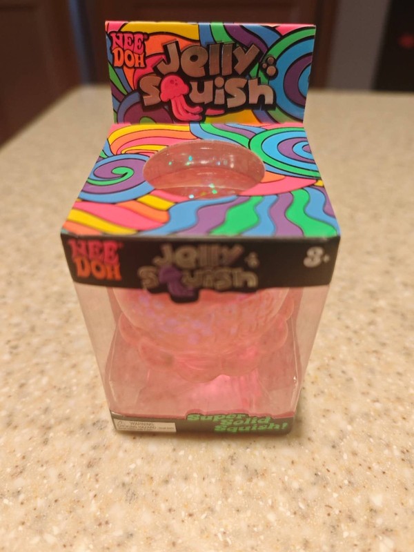 Schylling Needoh Jelly Squish – Sensory Squeeze Toy – Pink