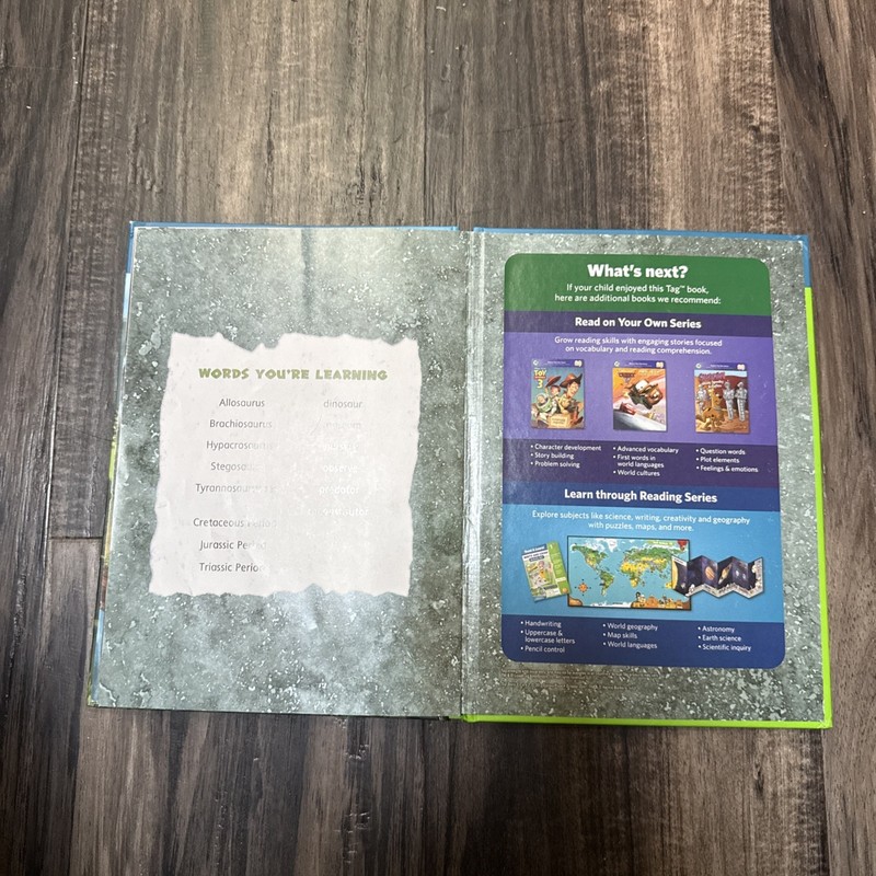 LeapFrog Tag, LeapReader book — LEAP AND THE LOST DINOSAUR🦖 (Read description.) gallery