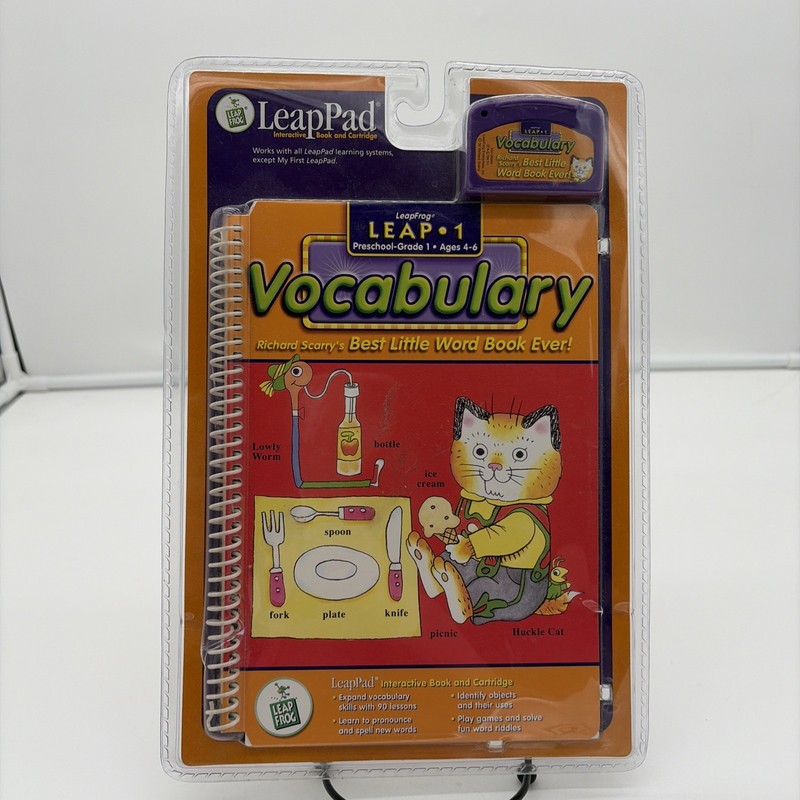 Leap Frog Leap Pad Richard Scarrys Vocabulary Best Little Word Book Ever