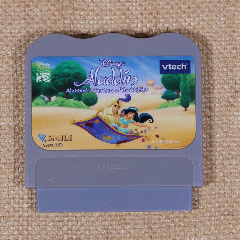 Vtech V.smile Disney Aladdin Aladdin’s Wonders of the World Game Cartridge