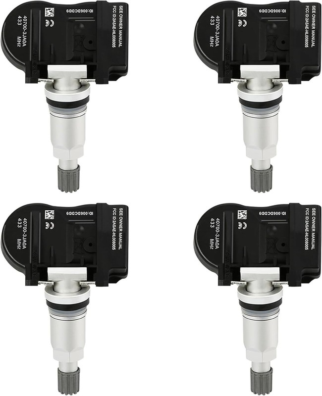 TPMS Sensor 433MHz Compatible for Infiniti Nissan Tire Pressure Monitoring
