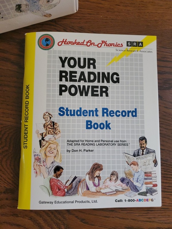 Vintage 1992 Hooked on Phonics Your Reading Power Cassette Tape Booklets SRA Set gallery