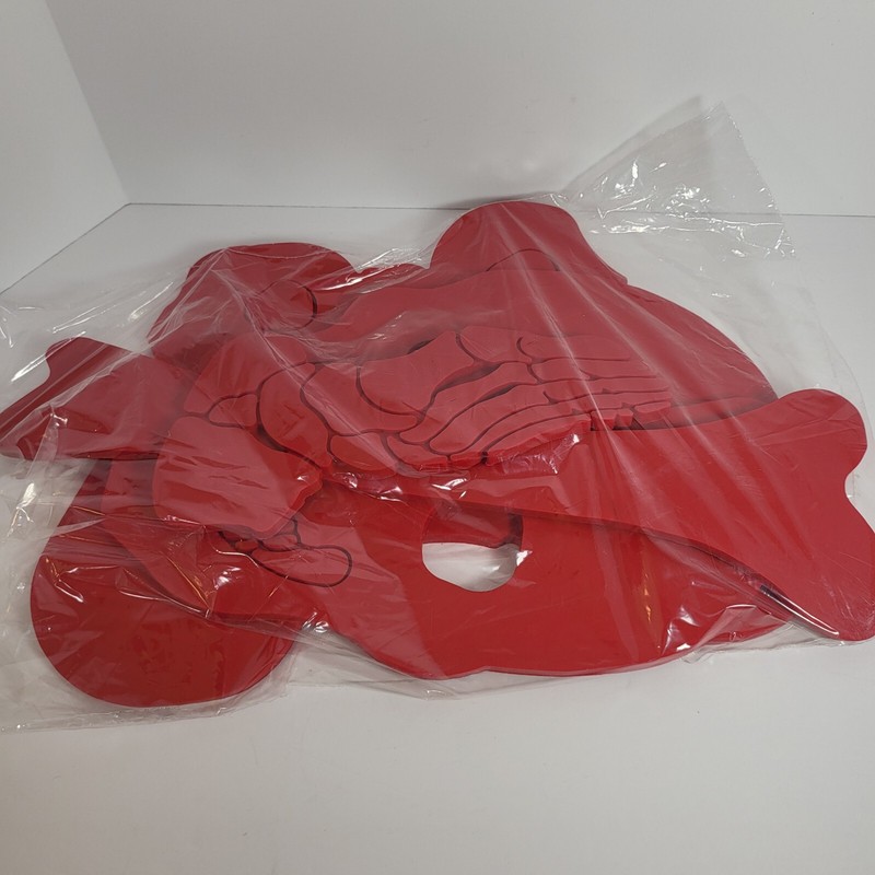 Poly Bones Vinyl Skeleton 7′ Floor Puzzle Learning Red Replacement Pieces