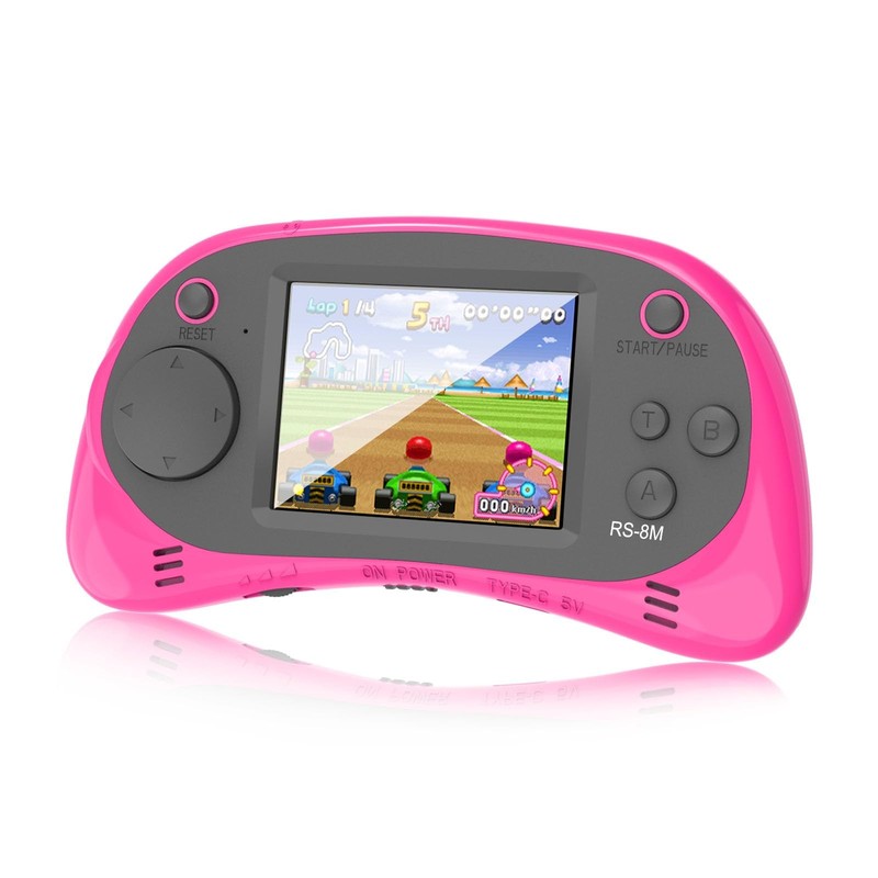 Handheld Game Player – 220 Built-in Games, 2.5″ IPS Display, Rechargeable & L…