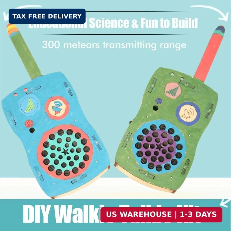 STEM Toys for Age 6-8-13 Crafts Kits Building Your Own Walkie Talkies for Kid... gallery