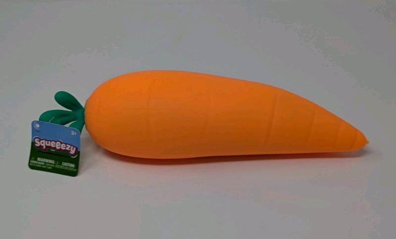 Lot of 2 Sunny Days Squeezy Carrot Banana TikTok Viral Sensory Squeeze Toys gallery