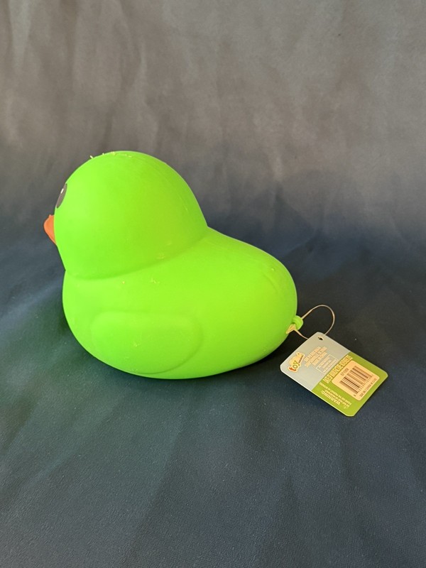 Sunny Days Squeeezy Jumbo Green Duck Durable Stress Stretch Toy-Stretches 1FT gallery