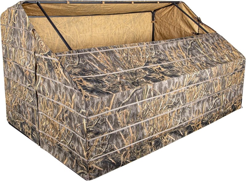 G-Blind 4-Person Hunting Blind | Unique G-Shaped Frame Waterfowl Blind in Mossy