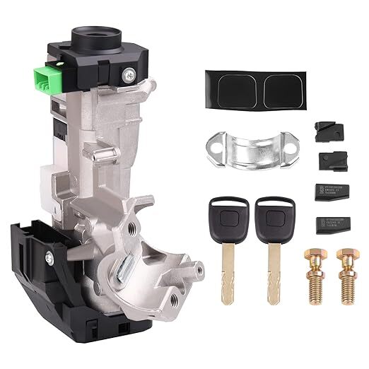 Ignition Switch Lock Cylinder Assembly with 2 Keys Compatible with 2006-2011 gallery