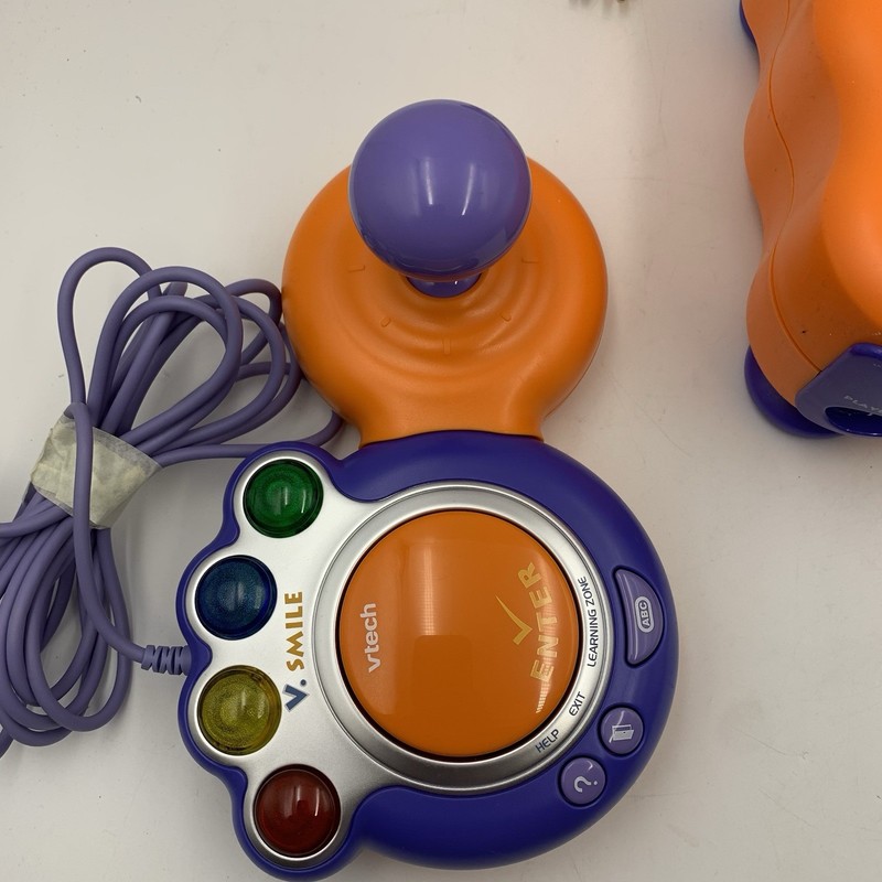Vtech V. Smile TV Learning System Console Bundle 1 Controller & 1 Game Tested gallery
