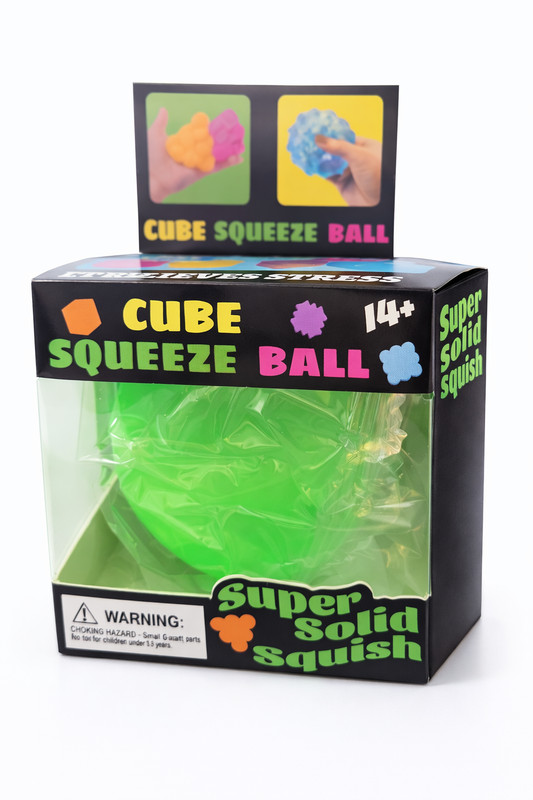 Green Fidget Stress Ball – Soft Squishy Sensory Toy – Similar to NeeDoh