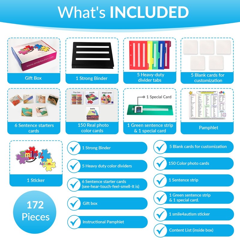 Large Photo Visual Communication Book ADHD-Autism Picture Exchange Learning Tool gallery