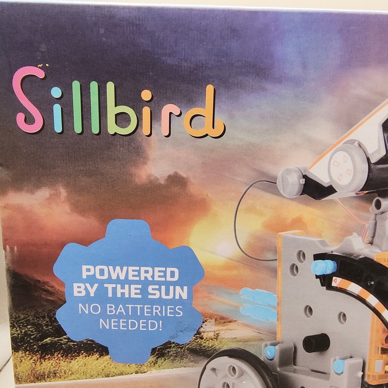 Solar Robot Creation Kit STEM Sillbird Education 12 in 1 New Open Box gallery