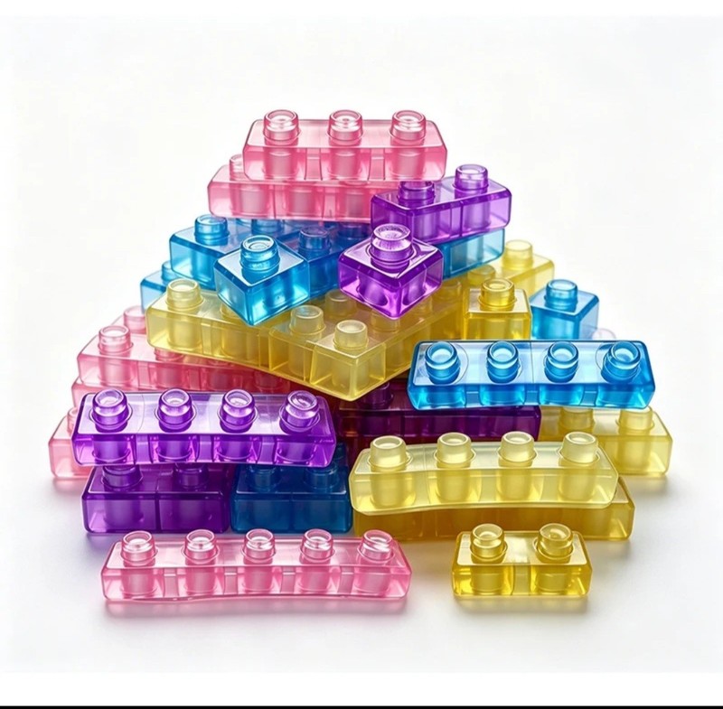 Magic Gummy Blocks 40 Count Fun Colors Ages 3 and Up New Sealed gallery