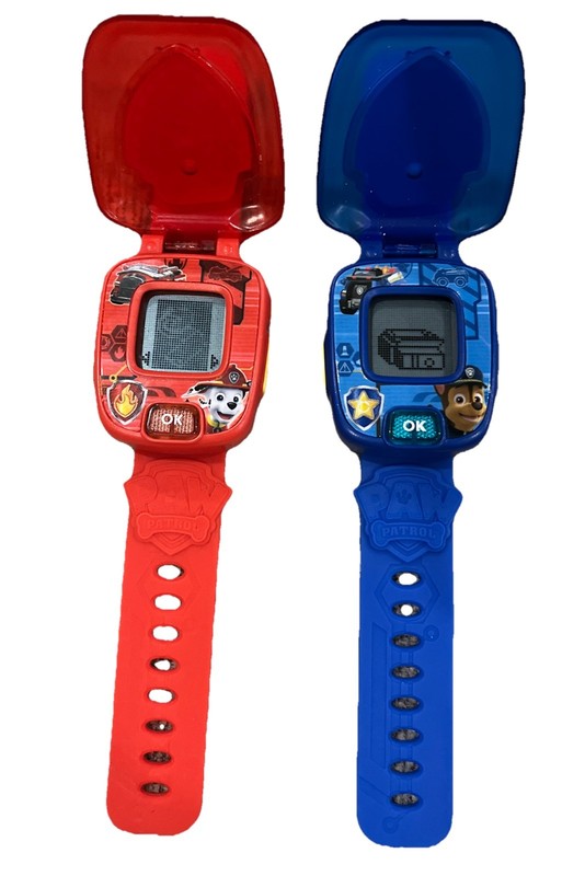 Paw Patrol Vtech Watches Interactive Learning Time & Games Marshall & Chase