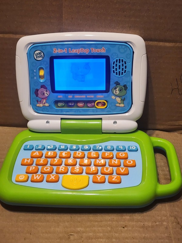LeapFrog 2-in-1 LeapTop Touch Pretend Laptop & Tablet Learning Vocabulary +