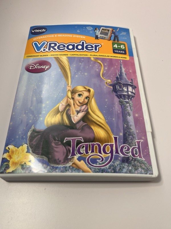 VTECH V READER TANGLED Game cartridges – Age 4 – 6 years old – NEW SEALED