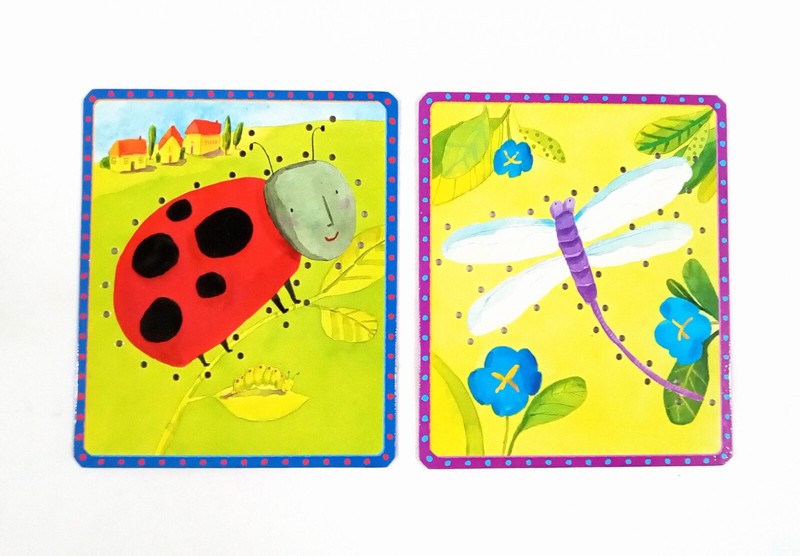 eBoo Friendly Bugs Sewing Cards, Excell. Cond., Ages 3+, Best Toy Award Winner gallery