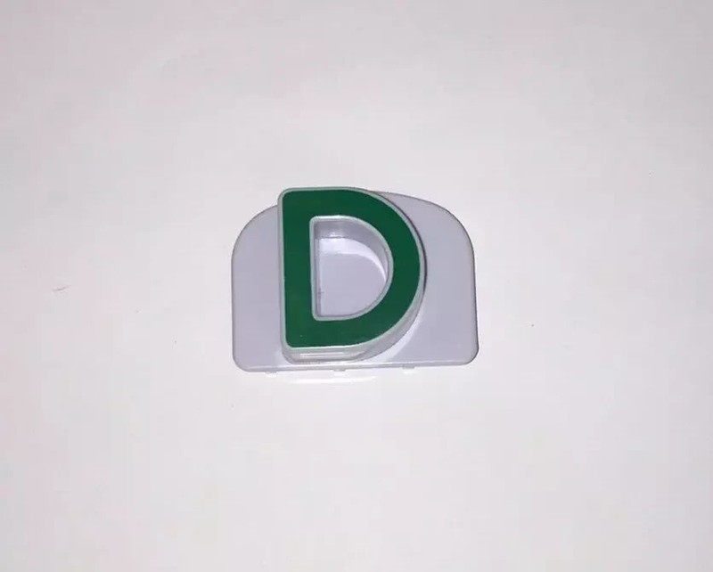 Leap Frog Fridge Phonics 2002 Replacement Uppercase Letter “D” ONLY It measures