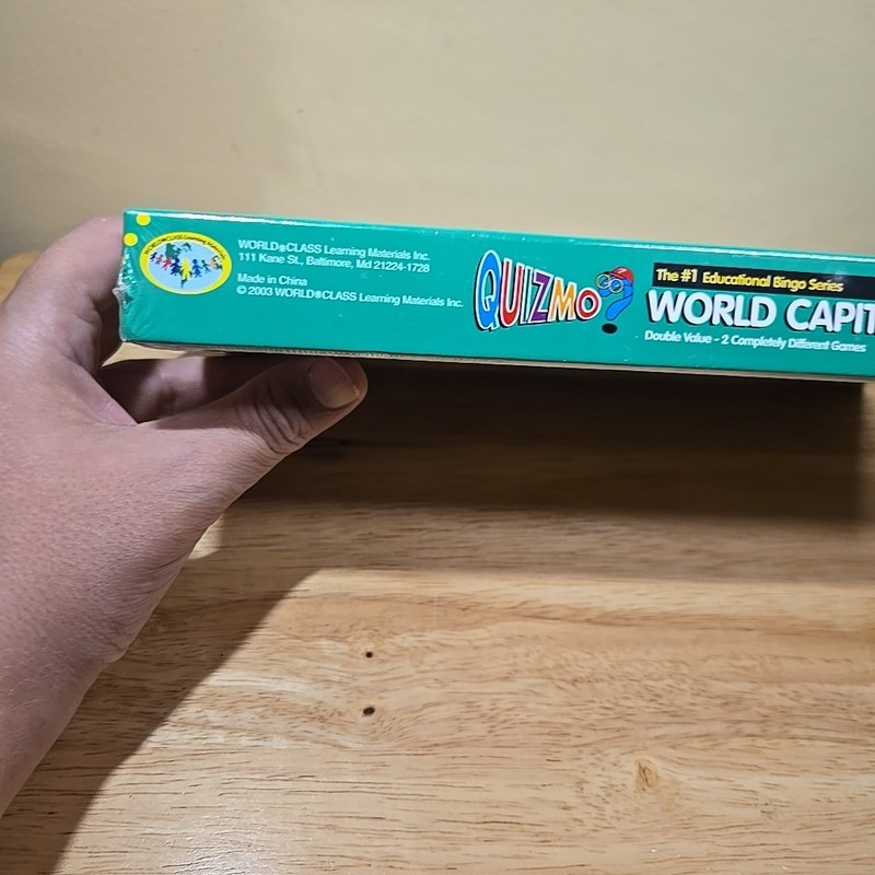 Quizmo World Capitals Educational Bingo Series New Unopened gallery